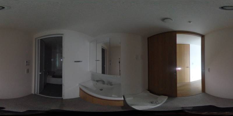 パノラマ画像洗面所