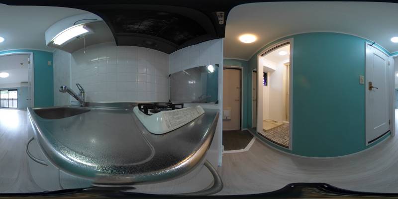 パノラマ画像キッチン