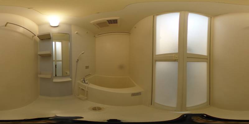 パノラマ画像バスルーム