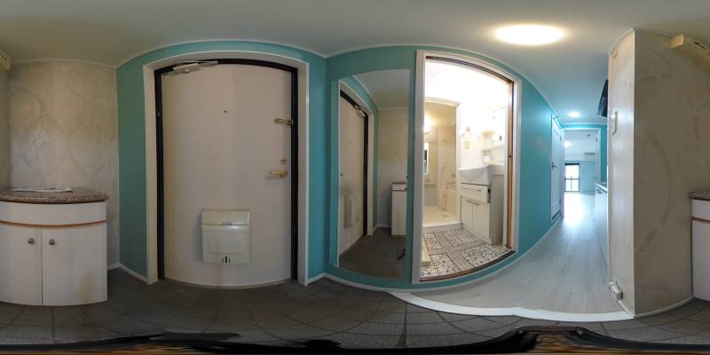 パノラマ画像洗面所