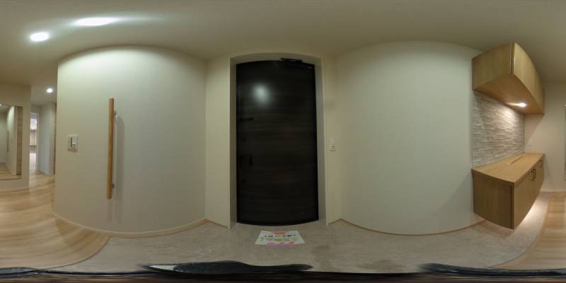 パノラマ画像玄関