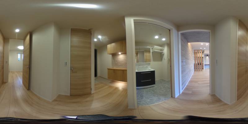 パノラマ画像玄関