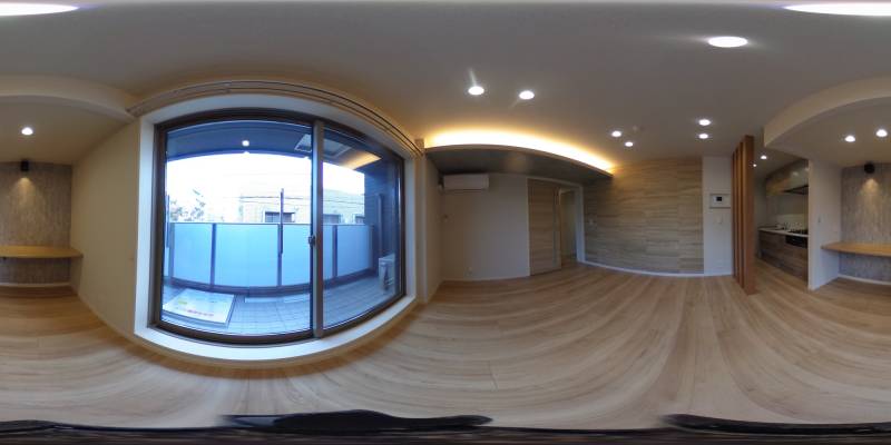 パノラマ画像リビング