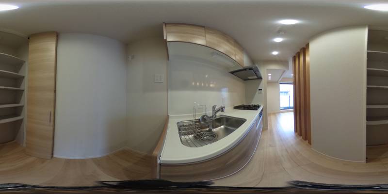 パノラマ画像キッチン