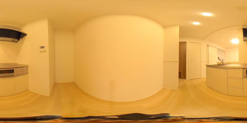 パノラマ画像キッチン