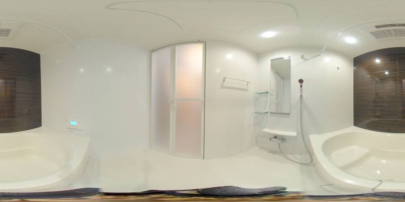 パノラマ画像バスルーム