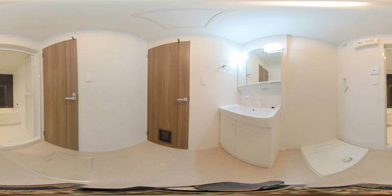 パノラマ画像洗面所