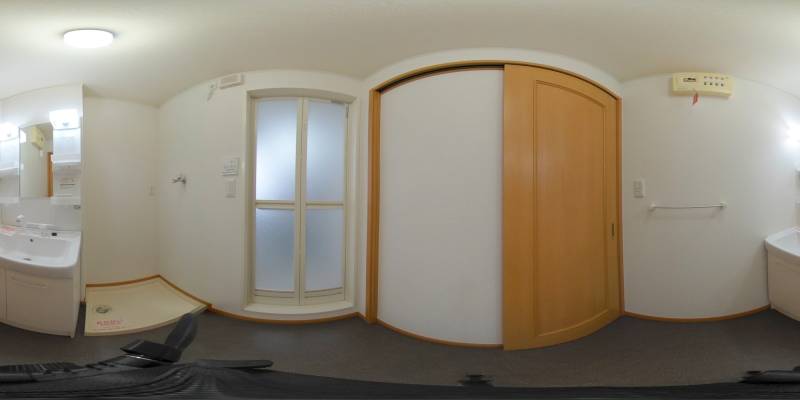 パノラマ画像洗面所