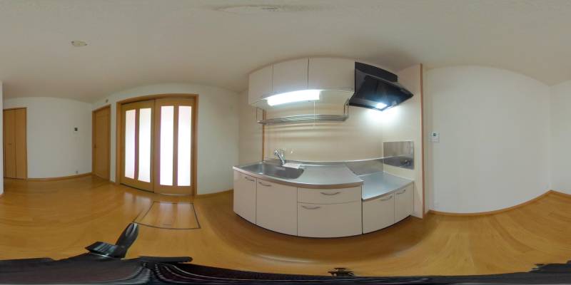 パノラマ画像キッチン