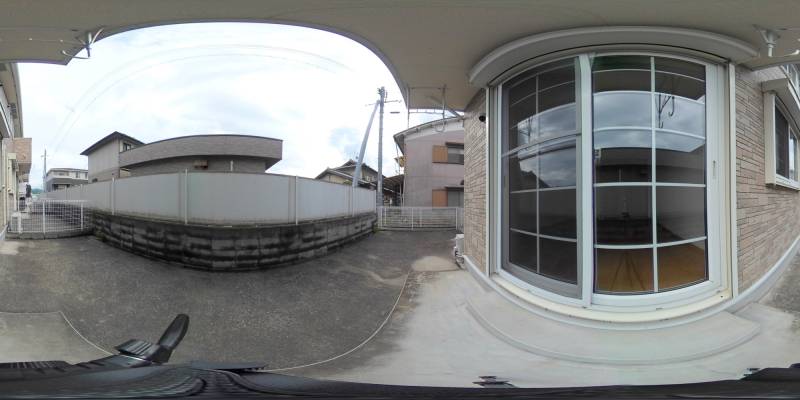 パノラマ画像バルコニー