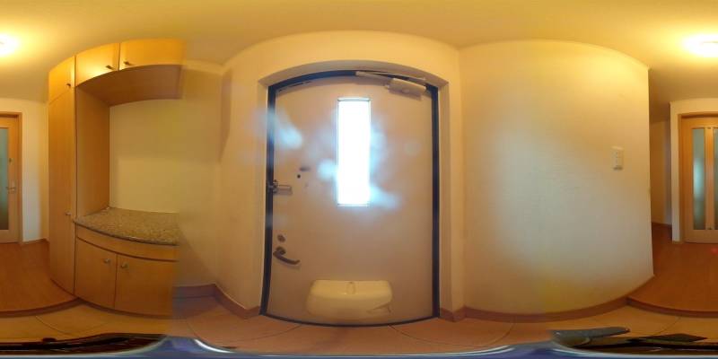 パノラマ画像玄関