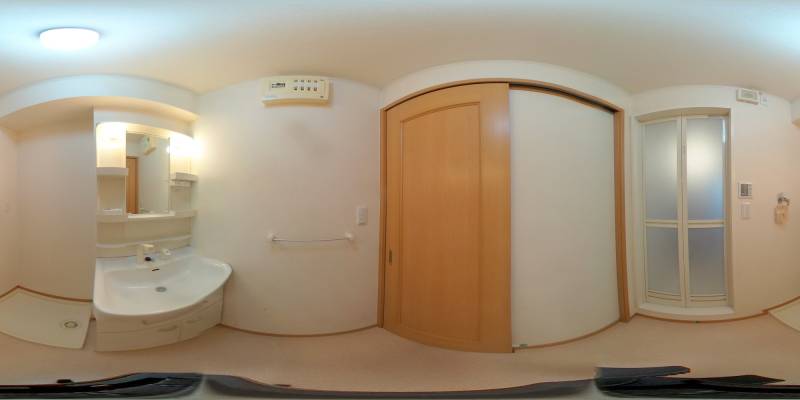 パノラマ画像洗面所