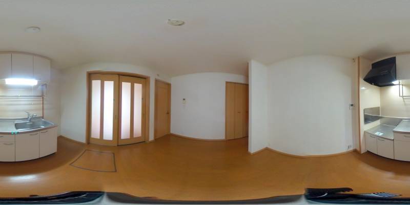 パノラマ画像キッチン