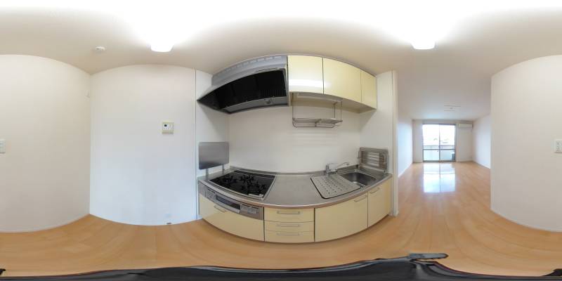 パノラマ画像キッチン