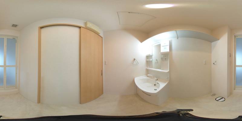 パノラマ画像洗面所