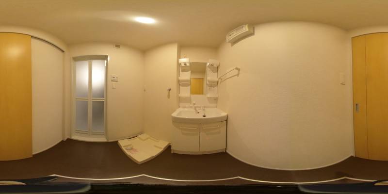 パノラマ画像洗面所
