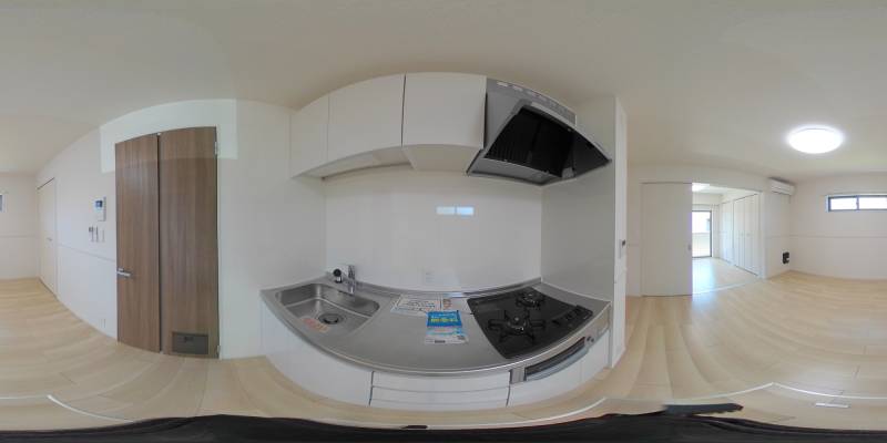 パノラマ画像キッチン