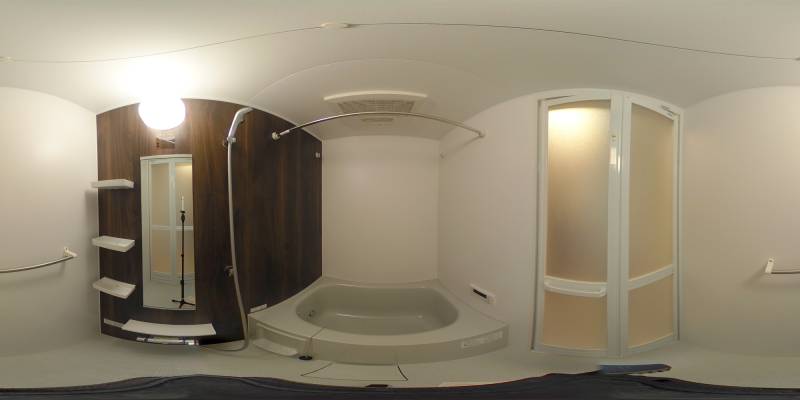 パノラマ画像バスルーム