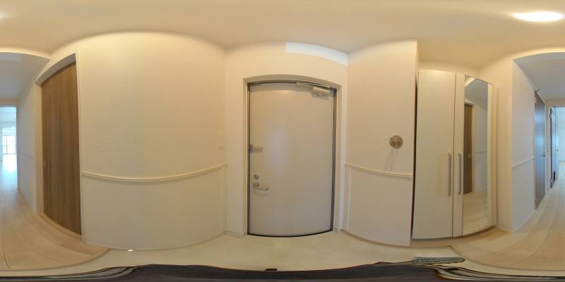 パノラマ画像玄関