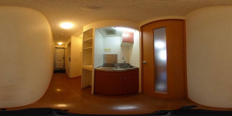 パノラマ画像キッチン