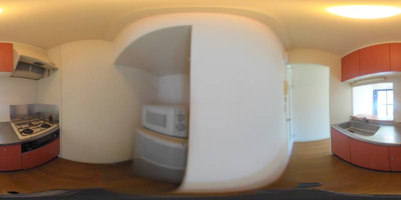 パノラマ画像キッチン