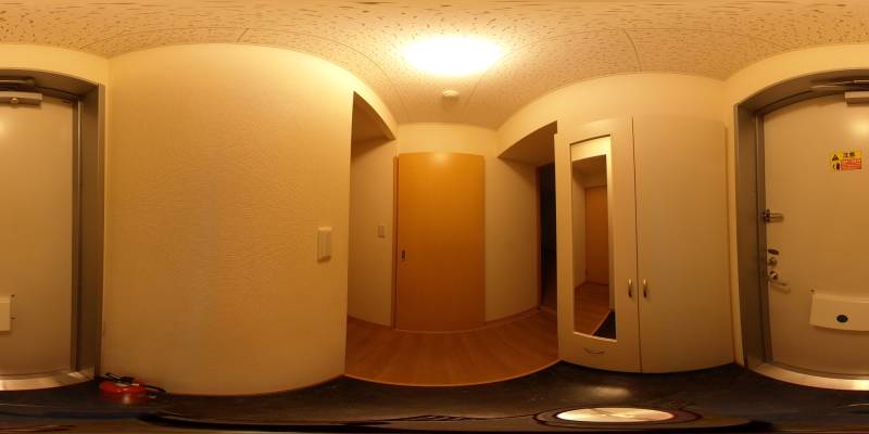 パノラマ画像玄関