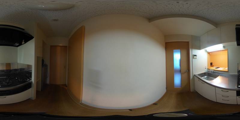 パノラマ画像キッチン