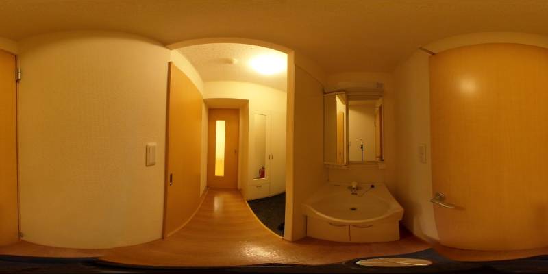 パノラマ画像洗面所