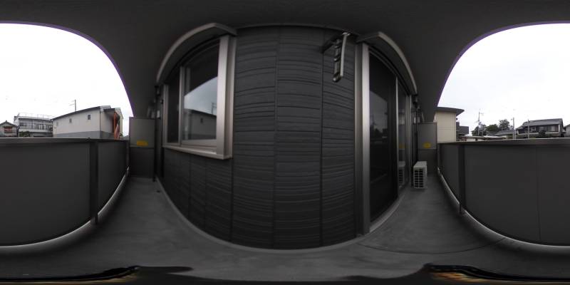 パノラマ画像バルコニー