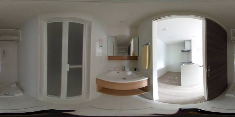 パノラマ画像洗面所