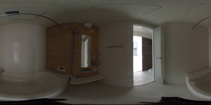 パノラマ画像バスルーム