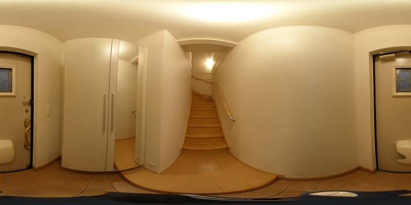 パノラマ画像玄関