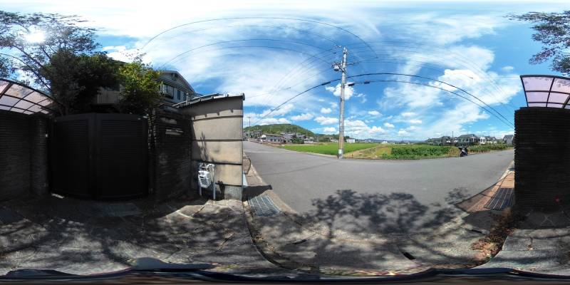 パノラマ画像駐車場