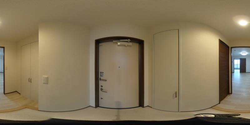 パノラマ画像玄関