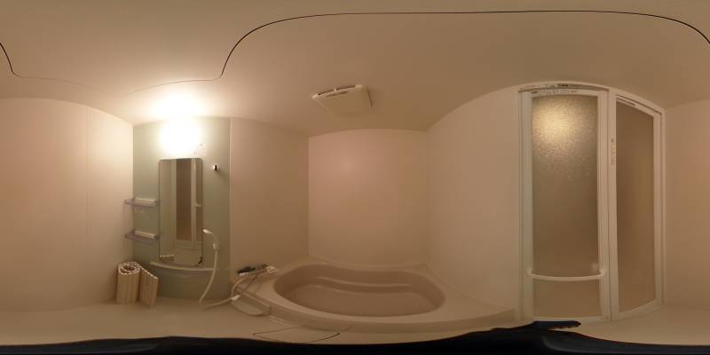 パノラマ画像バスルーム