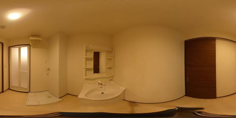 パノラマ画像洗面所