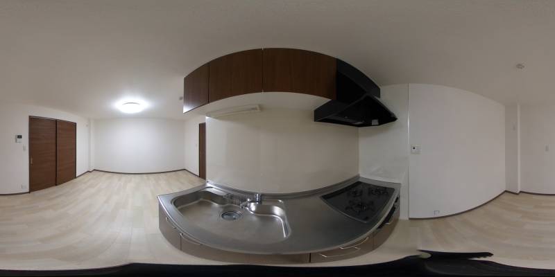 パノラマ画像キッチン