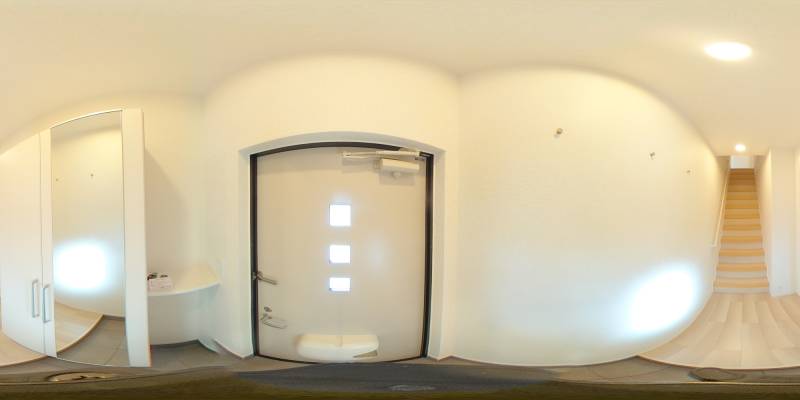 パノラマ画像玄関