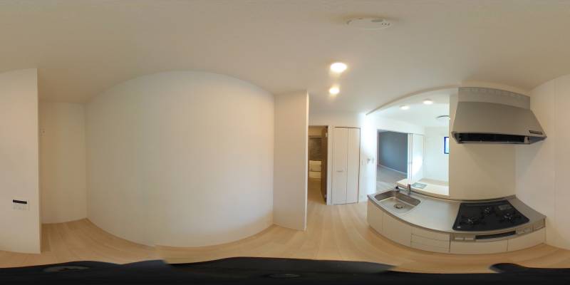 パノラマ画像キッチン