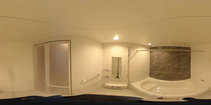 パノラマ画像バスルーム