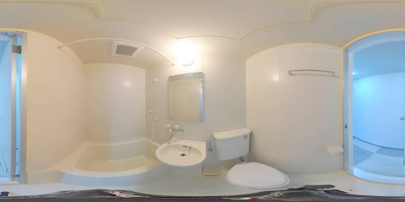 パノラマ画像バスルーム