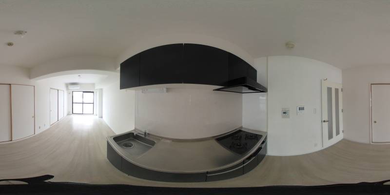 パノラマ画像キッチン