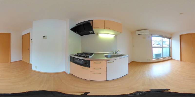 パノラマ画像キッチン