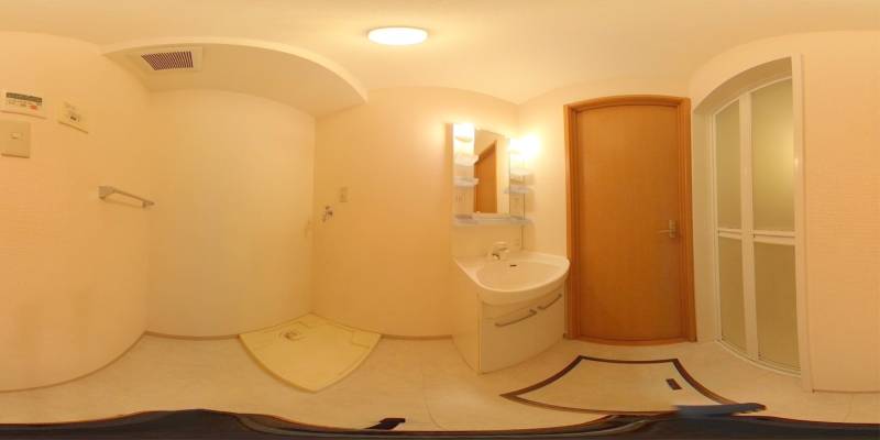 パノラマ画像洗面所