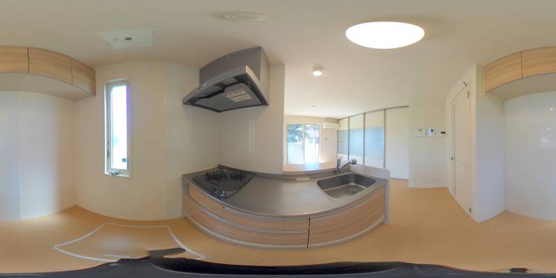 パノラマ画像キッチン