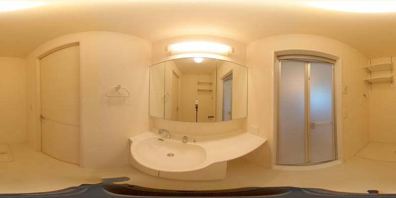 パノラマ画像洗面所