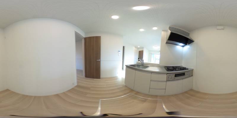 パノラマ画像キッチン