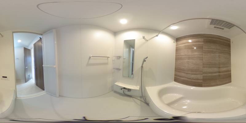 パノラマ画像バスルーム