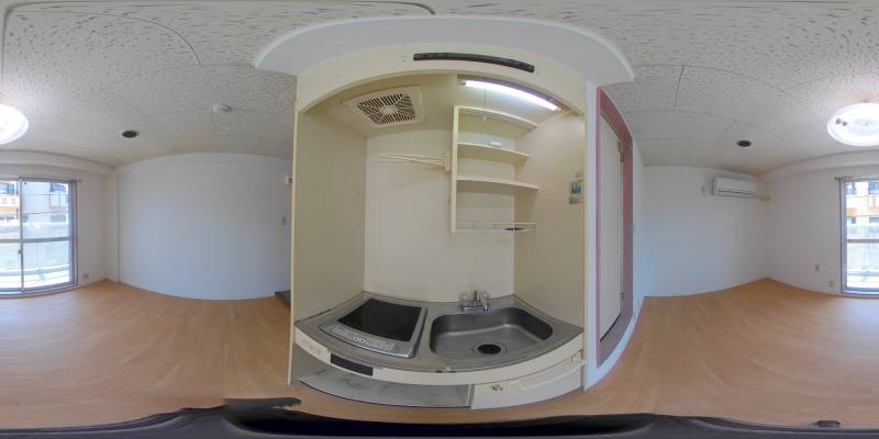 パノラマ画像キッチン