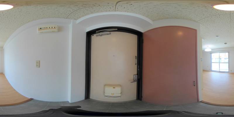 パノラマ画像玄関